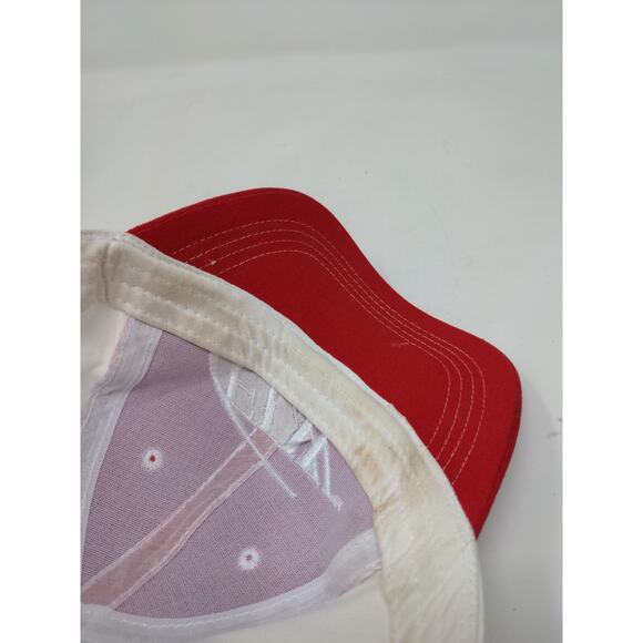 FLW Major League Fishing Strapback Hat Red & White Embroidered Logo SEE DESC - Picture 8 of 9